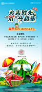 【源文件下载】 海报 房地产 暖场活动 西瓜 集赞 卡通 163890