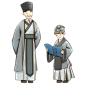 教育培训国学礼仪弟子规三字经古风师生