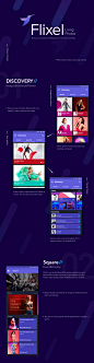 Flixel APP Design For Android（Material Design） - 学员佳作 - 优阁网(UIGREAT) - UI设计师学习交流社区