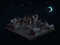Dark town (with the painted textures)