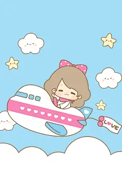 丢丢的热气球壁纸