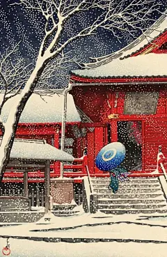 日本现代版画 | 川濑巴水 : 但愿食尽烟火，容颜不变。 尝尽冷暖，心不凉。 身处泥淖，依然故我。 历尽千帆，心少年。 ​ 川濑 巴水（1883-1957）著名画家，版画家，日本近现代版画巨匠，与吉田博齐名...