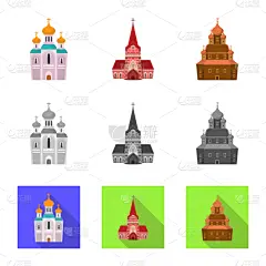 分离着色,礼拜,寺庙,图标,传统,东正教,建筑业,建筑