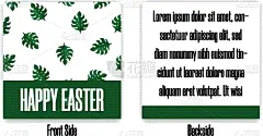 请柬,复活节,明信片,华丽的,事件,传单,干酪藤,模板,问候