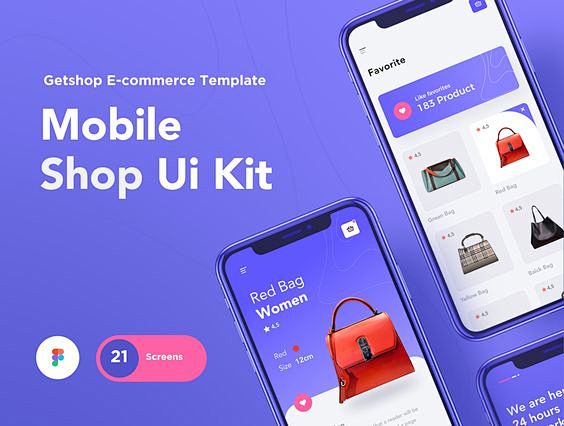 Getshop-Shop Ui Kit Awesome Mobile Shop Ui Kit-花瓣网
