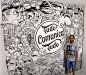 Mural painting for TCT Agency : Project for TCT Ad agency in Vila Valha - Brazil.