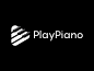 黑白琴键！26款钢琴元素Logo设计 - 优优教程网