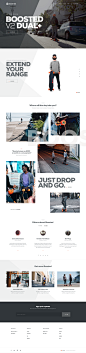 Boosted Boards : An Pre order site, introducing the brand new second–generation Boosted Board. 
