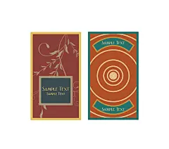 创意复古风格名片模板