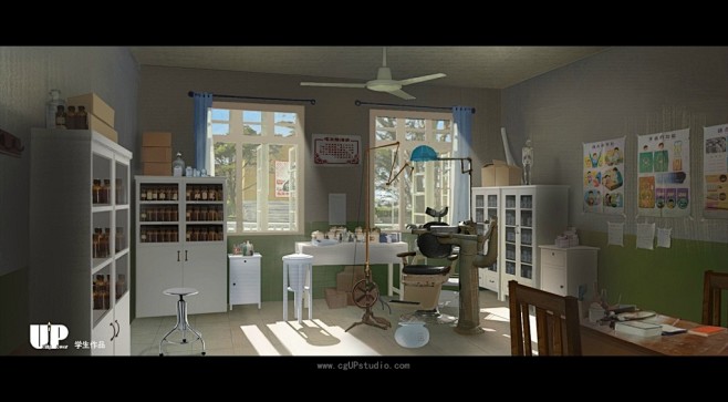 郑成龙-UP studio-影视概念设计-CG场景设计-影视美术-原画-学生作品-年代戏现代戏古装戏内外景