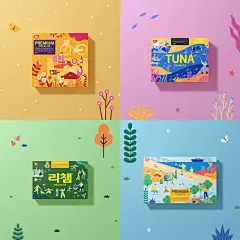 韩国熟食罐头包装礼盒欣赏-古田路9号-品牌创意/版权保护平台