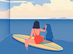 视觉叙事！15张动感配色插画作品欣赏