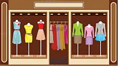 Women's clothing shop - Illustrations - 1