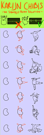 Chibi Tutorial: The Squiggly Bean by *Karijn on deviantART