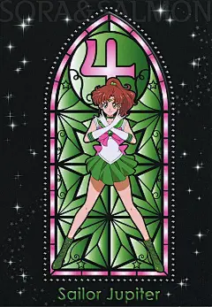 美少女战士花窗背景壁纸04