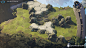 Shardbound - Spiritwalk Studios - HighLands environment, Ghislain GIRARDOT : This is "Lost HighLands", the third map I created for Shardbound, one I am incredibly proud of. When I first started working on it, I felt more confident already with U