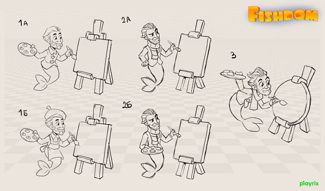 Characters for Playr...