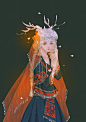 《角仙》_artistic青尘__插画师作品_涂鸦王国gracg.com