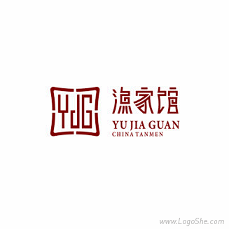 莲廊餐厅Logo设计_logo设计欣赏_...
