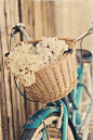 Vintage Blue Bike and Basket  #LYD #Sportsgirl