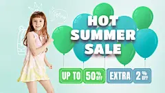 跨境电商童装海报banner