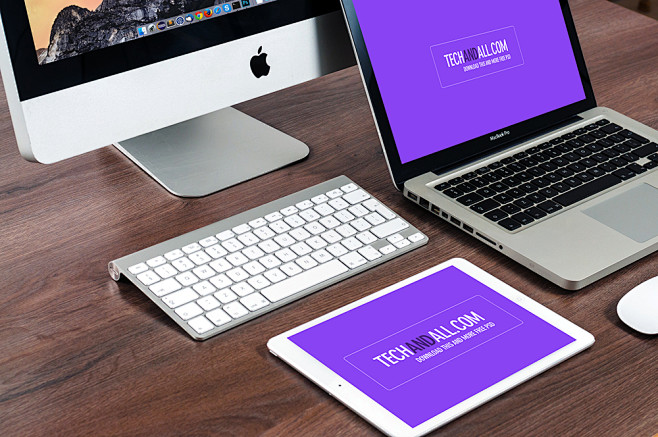 MacBook-iPad-PSD