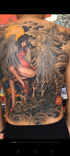 比利刺青TATTOO工作室采集到天使   纹身素材
