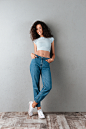 young-positive-woman-looking