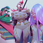 Blue Rose Team, Sasha Tudvaseva :  Inspired by "Revolutionary Girl Utena" 

I made these guys six months ago. Ugggh  I don't really like these concepts.