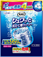 Amazon.co.jp: [Amazon.co.jp 限定] 洗衣槽清洁剂 平板电脑 (单个装型 4次装) 环保包装 除菌 除臭 洗衣槽 清洁剂 : 个护健康