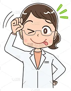 女人,外套,白色,医药职业,35岁到39岁,40到44岁,亚洲人,日本人,中国人,线条画