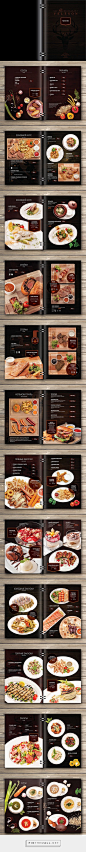 Menu for restaurant by Ann Reus | Food | Pinterest