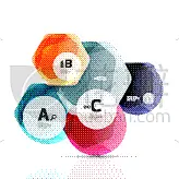 几何形状,六边形,抽象,华丽的,计划书,技术,壁纸,模板,流动