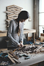 木艺设计师Ariele Alasko和她的工作室