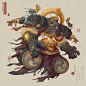 Feudal Japan: The Shogunate, Hua Lu : Hello, everyone. This is my Final for this challenge.I feel kind of relief that I can actually finish it.I name this series as Chaos Warrior<br/>hope you guys like this <br/>some details, please see the li