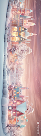 圣诞节海报设计唯美场景高清背景素材Midjourney关键词提示词咒语-【Ai宇宙吧】