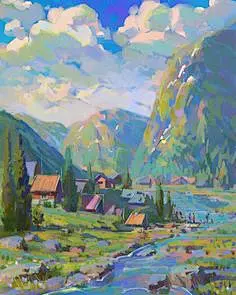 其中包括图片：Slawek Fedorczuk on Instagram: “Hi, so it's Autumn already, so I thought this could be a perfect excuse to take a break from all the cities and streets to paint some…”