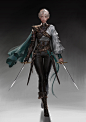 Two Swords, Sora Kim : Two Swords by Sora Kim on ArtStation.