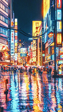 一颗沉默的蟠桃采集到Cyberpunk | 棚屋 · 废土 · 霓虹灯