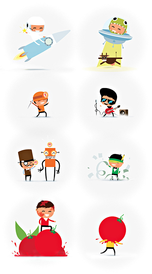 人物 角色 卡通形象#UI# #素材# ...