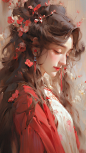Rose_priestess_artist_Zhao_Ji_style_oil_painting_Artist_Sarg_0ab4b3f2-921d-4c47-8a4c-3e436f72b727