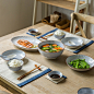 日式 和风 餐具 瓷器 年轮陶