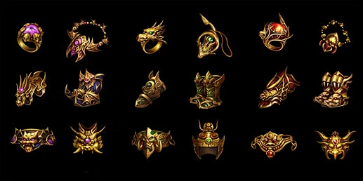 热血传奇世界UI+图标合集-花瓣网