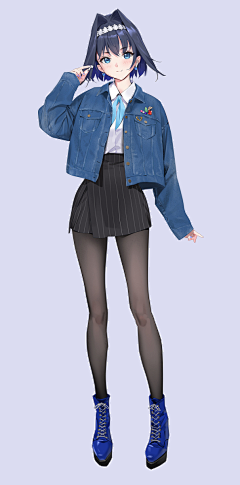 四月仙采集到插画女