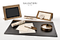 ‘BALANCING’: LUXURY OFFICE ACCESSORIES  The Balancing collection of desk accessories by Studiocharlie for Salvatori brings together marble and brass in an innovative and stimulating dialogue.
