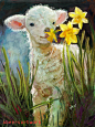 Smiling Lamb, abeer malik : https://instagram.com/abeersartwork/?hl=en
