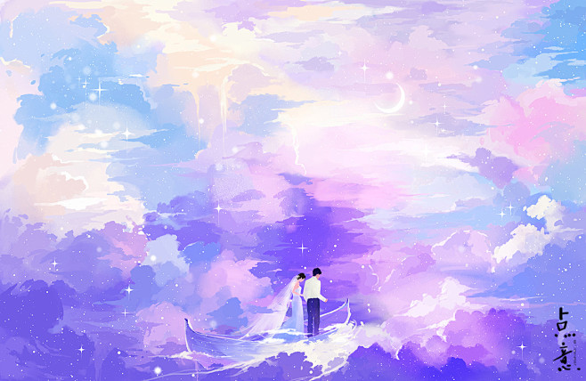 云端之上_点意__插画师作品_涂鸦王国g...