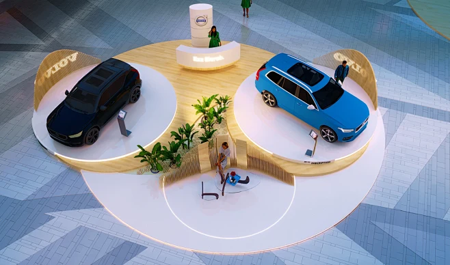 car Display Volvo-花瓣网