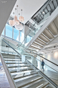 Bold Geometric Forms Take Center Stage in These 6 Forward-Thinking Offices : Firm: HOK. Project: Hachette. Location: London. Photography by Paul Grundy.