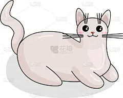 猫,可爱,性格,时尚,新加坡市,白色,宠物,可爱的,分离着色,轮廓